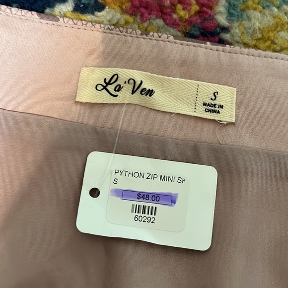 Snakeskin Mini Skirt - Picture 3 of 3